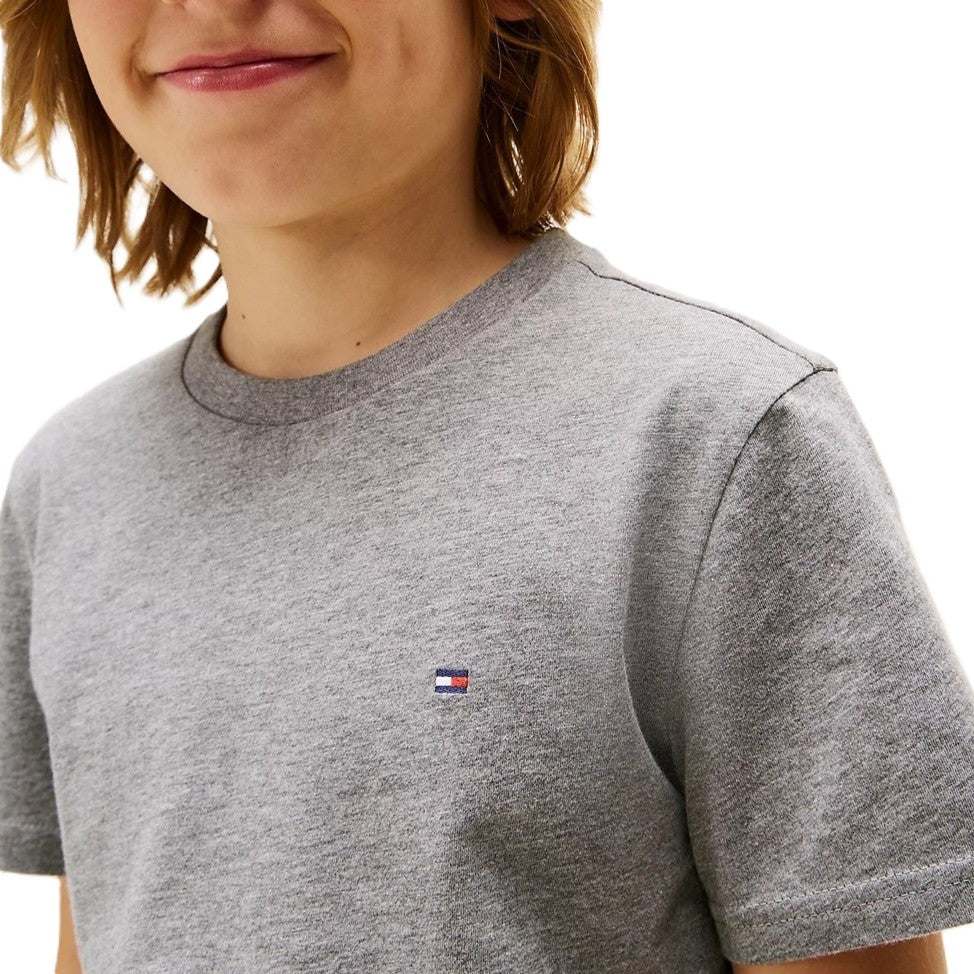 Tommy Hilfiger 2 Pack T-Shirt Bambino Medium Grey Ht/Black - UB0UB00310-0UB