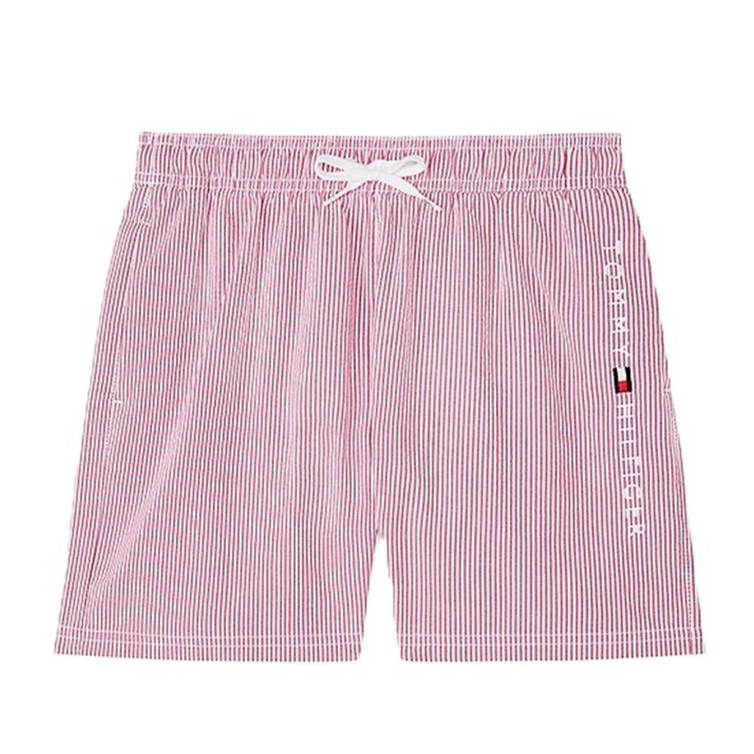 Tommy Hilfiger Pantaloncino Mare Bambino Ithaca White Medium Red - UB0UB00580-0K