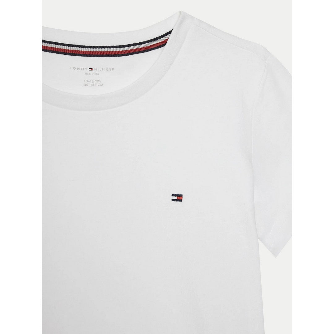 Tommy Hilfiger 2 Pack T-Shirt Bambina White/ Light Pink - UG0UG00307-0VS