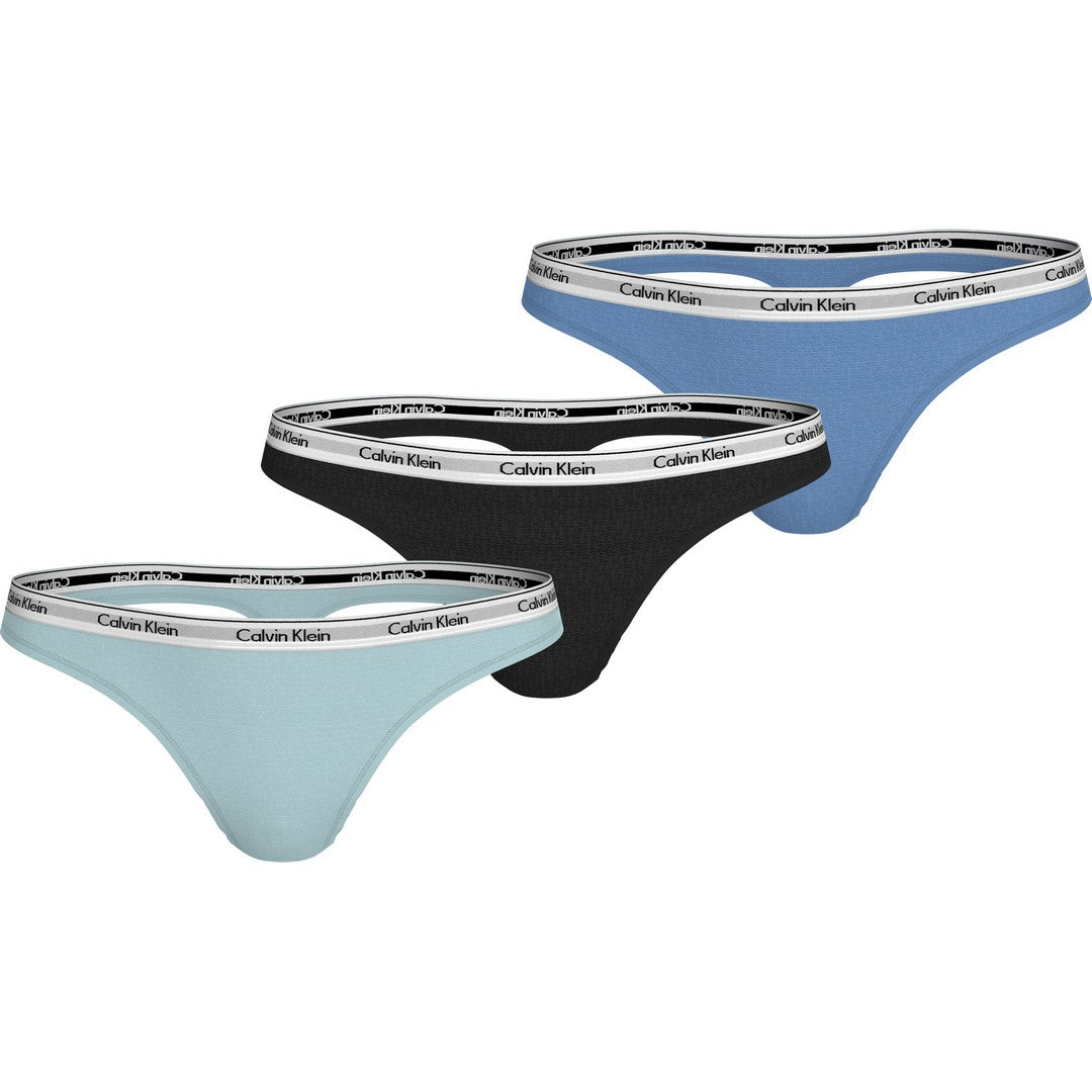 Calvin Klein 3 Pack Perizoma Donna - 000QD5209E-W9H
