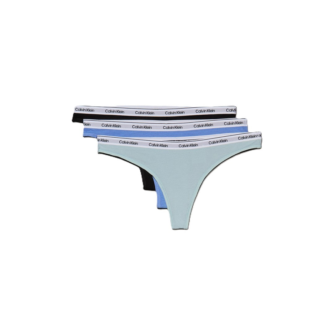 Calvin Klein 3 Pack Perizoma Donna - 000QD5209E-W9H