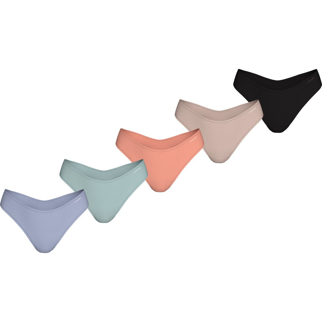 Calvin Klein 5 Pack Perizoma Donna - 000QD5250E-W5X