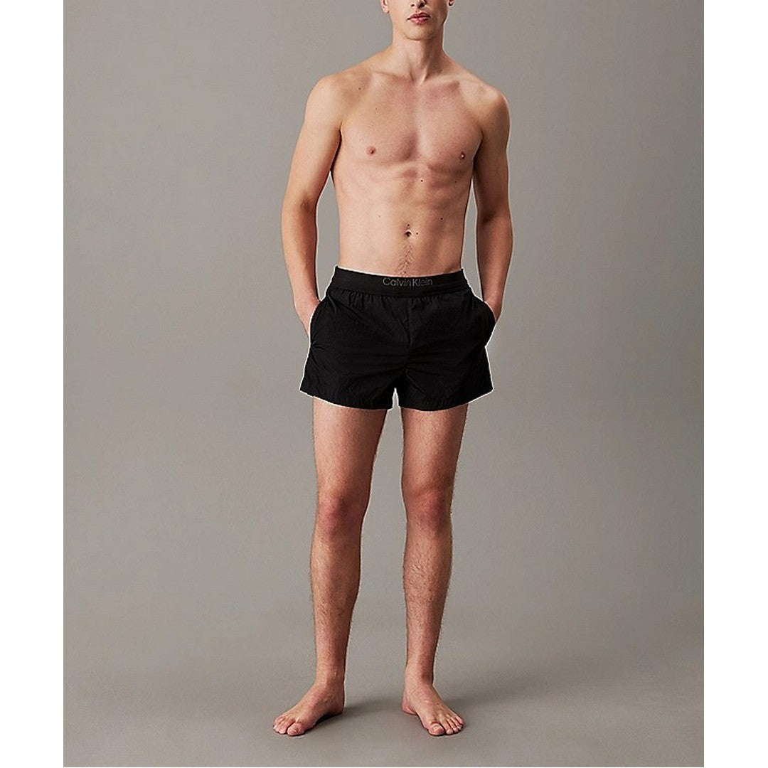 Calvin Klein Beachwear Pantaloncino Mare Corto Uomo - KM0KM01105-BEH