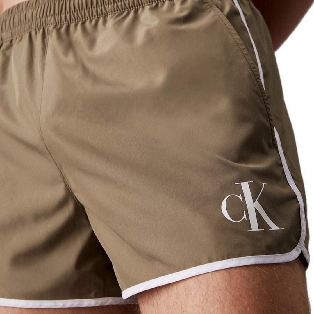 Calvin Klein Beachwear Pantaloncino Mare Corto Uomo - KM0KM01119-LDV