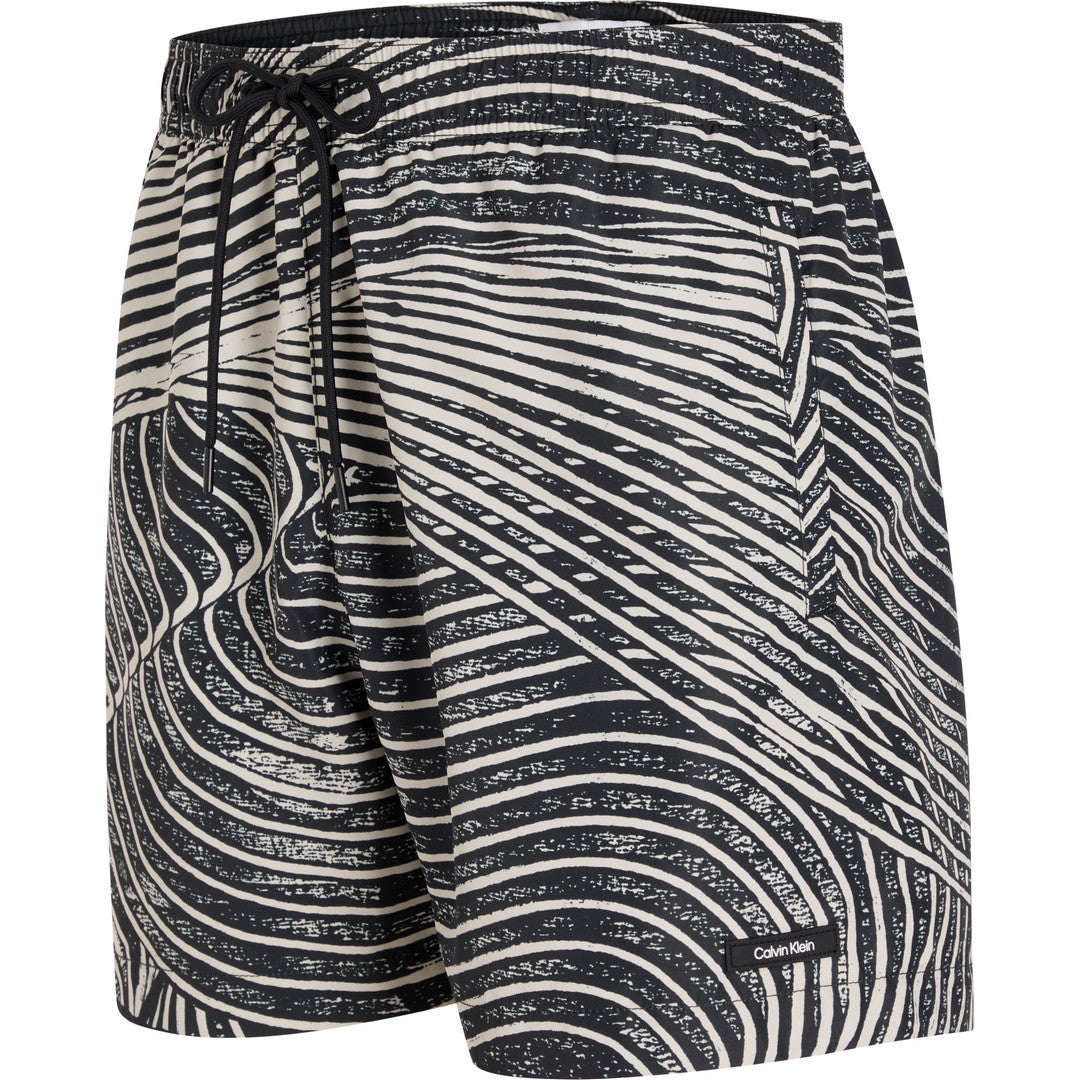 Calvin Klein Beachwear Pantaloncino Mare Medio Uomo - KM0KM01173-0GL