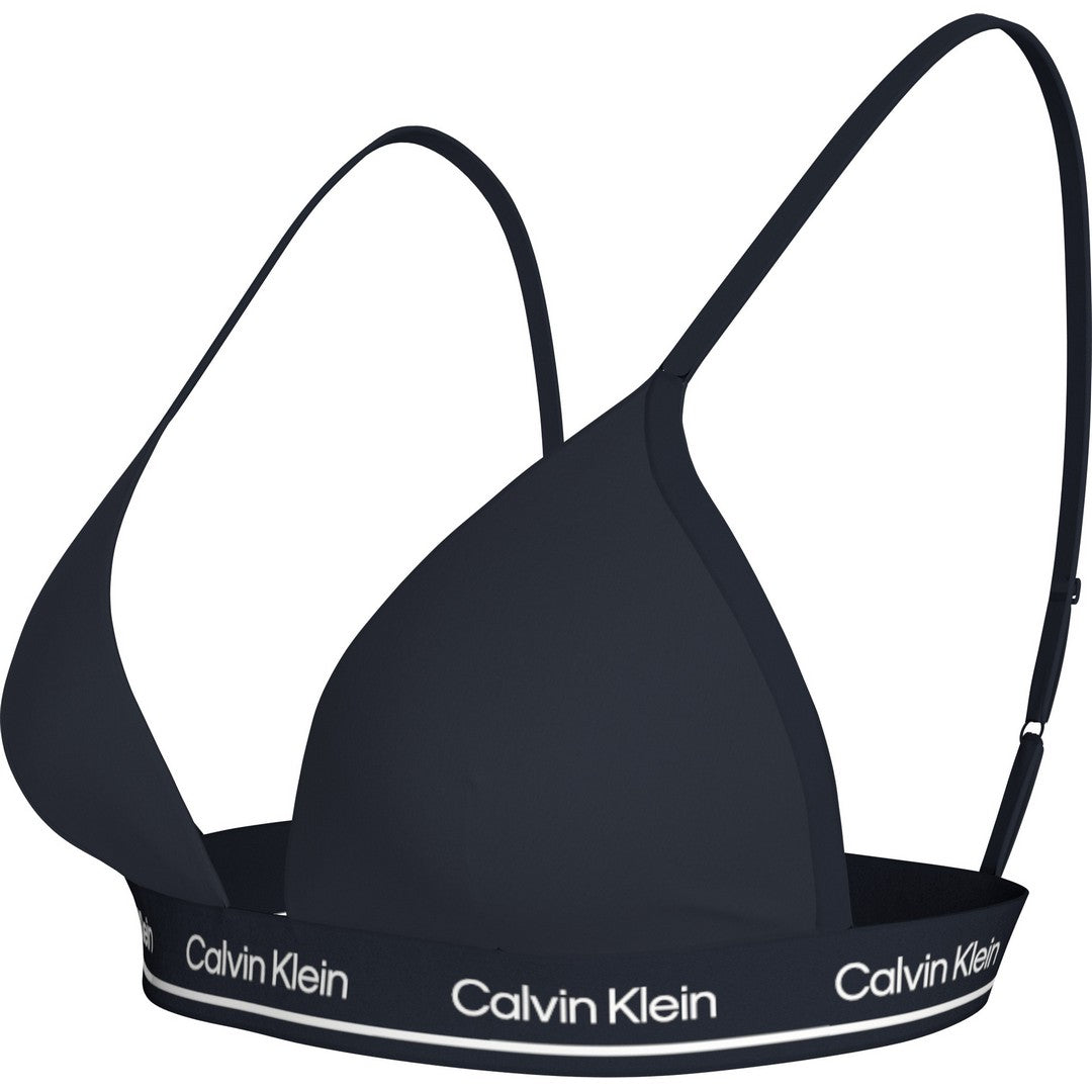 Calvin Klein Beachwear Top Bikini Triangolo Donna blu - KW0KW02424-CEF