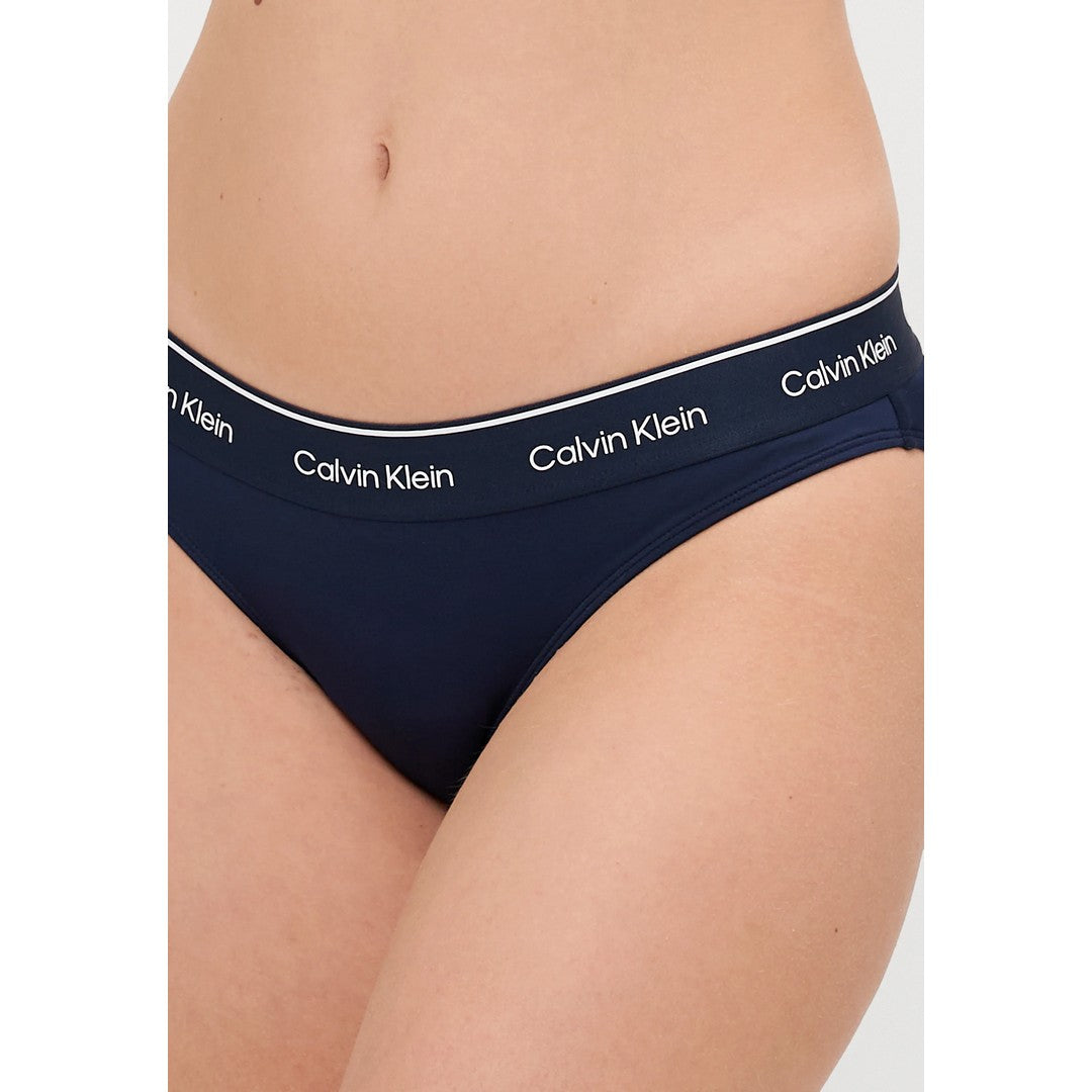 Calvin Klein Beachwear Slip Bikini Donna blu - KW0KW02428-CEF
