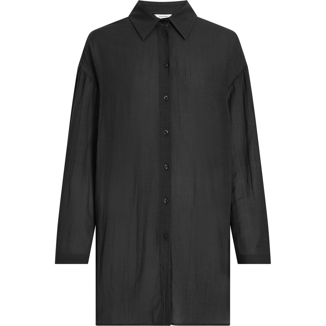 Calvin Klein Beachwear Abito Camicia Donna - KW0KW02852-BEH