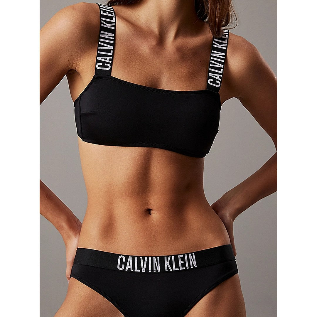 Calvin Klein Beachwear Slip Bikini Donna nero - KW0KW02856-BEH