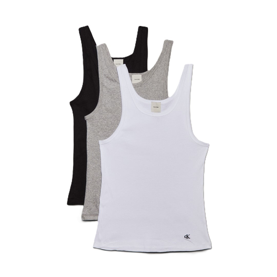 Calvin Klein 3 Pack Canotte Donna costine sottili - LV00QS7493-6H3