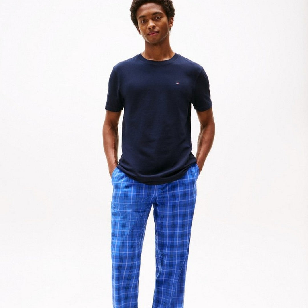 Tommy Hilfiger Beachwear T-Shirt Blu Uomo - UM0UM03362-DW5