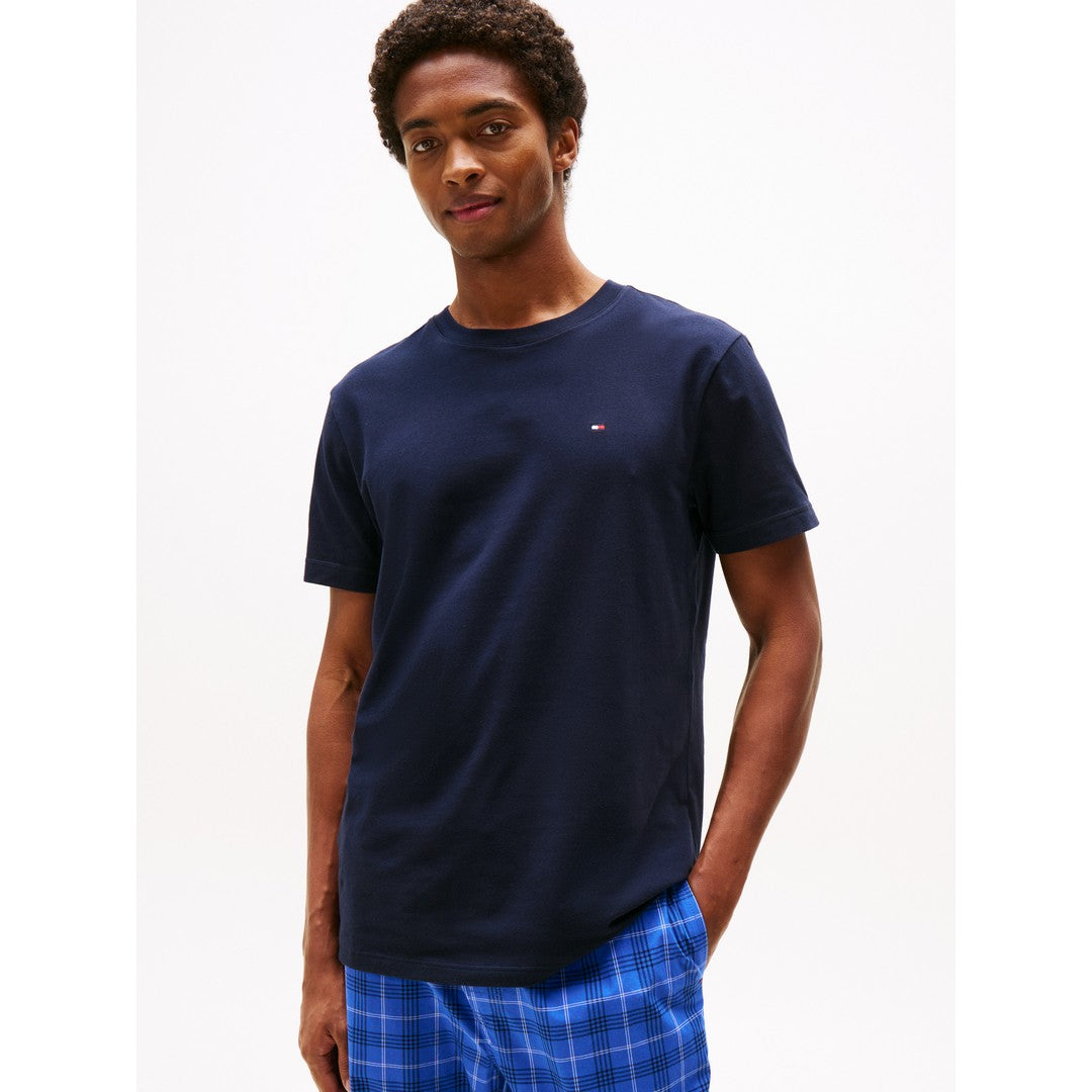 Tommy Hilfiger Beachwear T-Shirt Blu Uomo - UM0UM03362-DW5