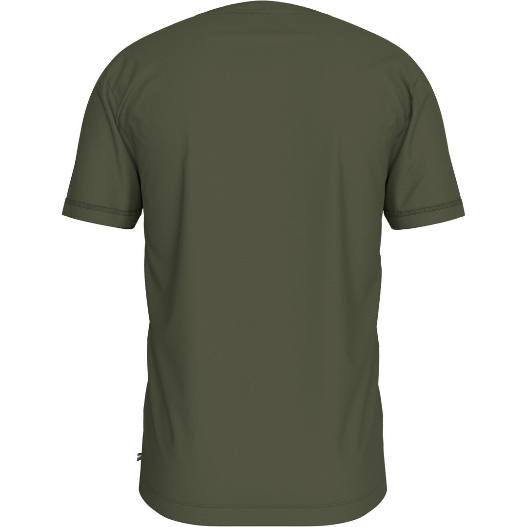 Tommy Hilfiger Beachwear T-Shirt Verde oliva Uomo - UM0UM03362-MSH