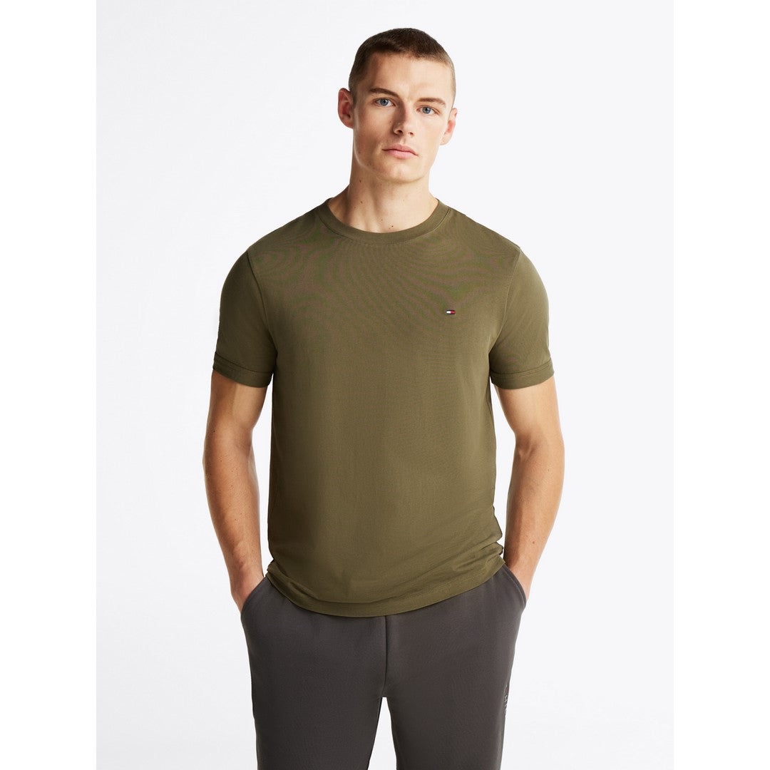 Tommy Hilfiger Beachwear T-Shirt Verde oliva Uomo - UM0UM03362-MSH