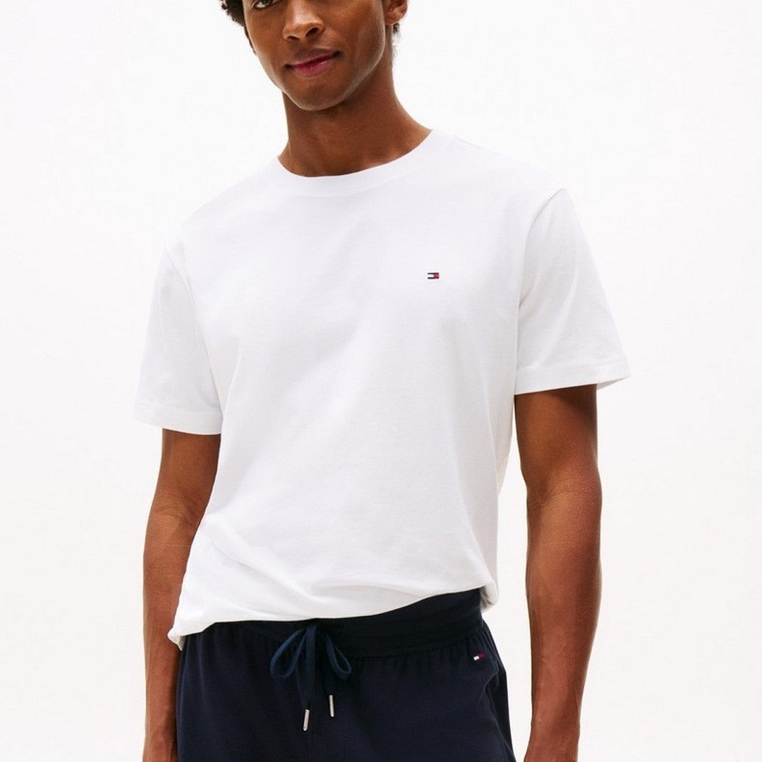 Tommy Hilfiger Beachwear T-Shirt Bianco Uomo - UM0UM03362-YBR