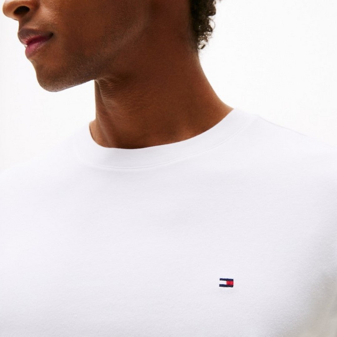 Tommy Hilfiger Beachwear T-Shirt Bianco Uomo - UM0UM03362-YBR