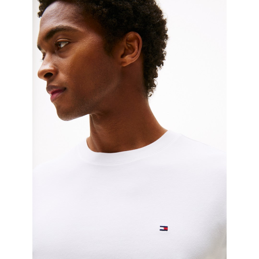 Tommy Hilfiger Beachwear T-Shirt Bianco Uomo - UM0UM03362-YBR