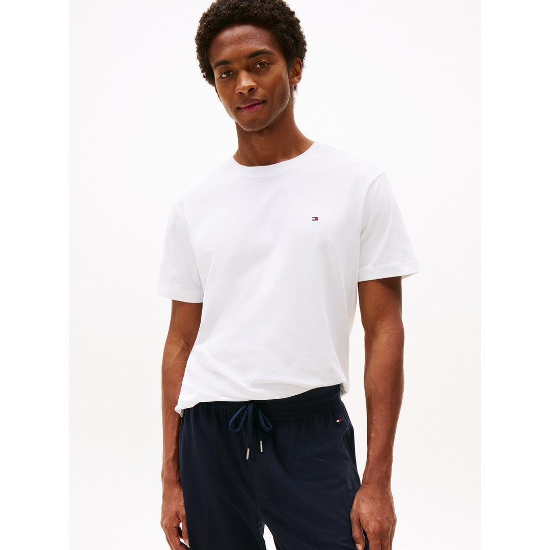 Tommy Hilfiger Beachwear T-Shirt Bianco Uomo - UM0UM03362-YBR