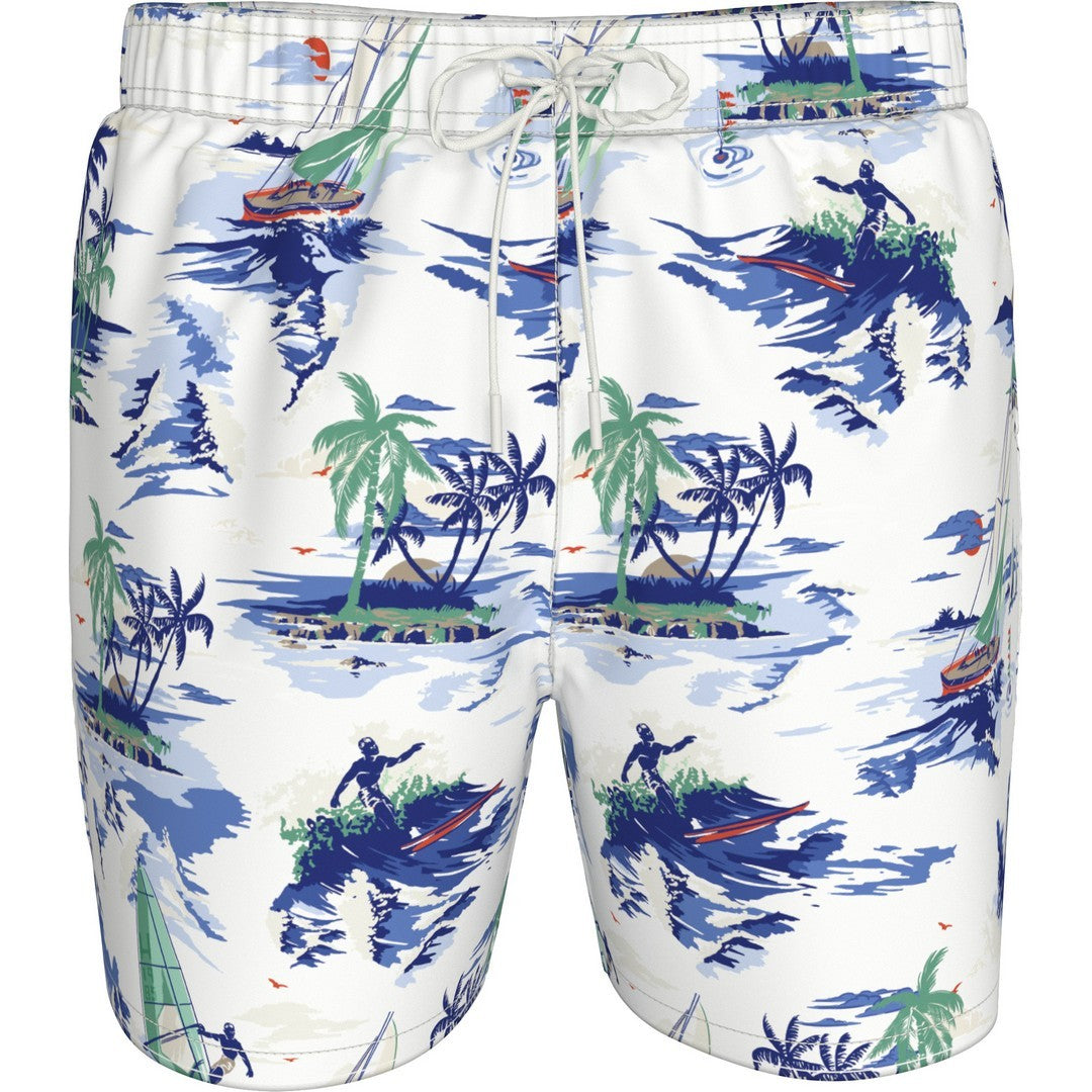 Tommy Hilfiger Beachwear Pantaloncino Mare Medio Uomo - UM0UM03491-0K7