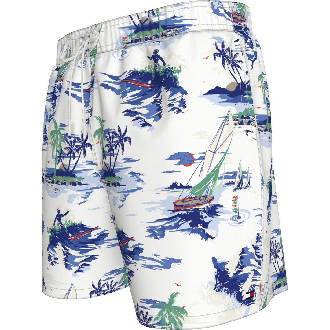 Tommy Hilfiger Beachwear Pantaloncino Mare Medio Uomo - UM0UM03491-0K7