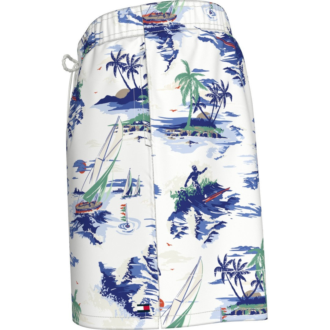 Tommy Hilfiger Beachwear Pantaloncino Mare Medio Uomo - UM0UM03491-0K7