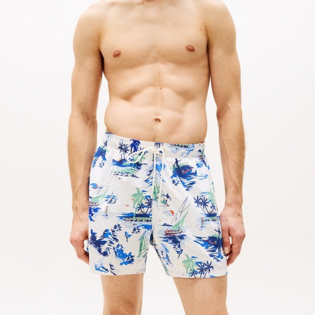 Tommy Hilfiger Beachwear Pantaloncino Mare Medio Uomo - UM0UM03491-0K7