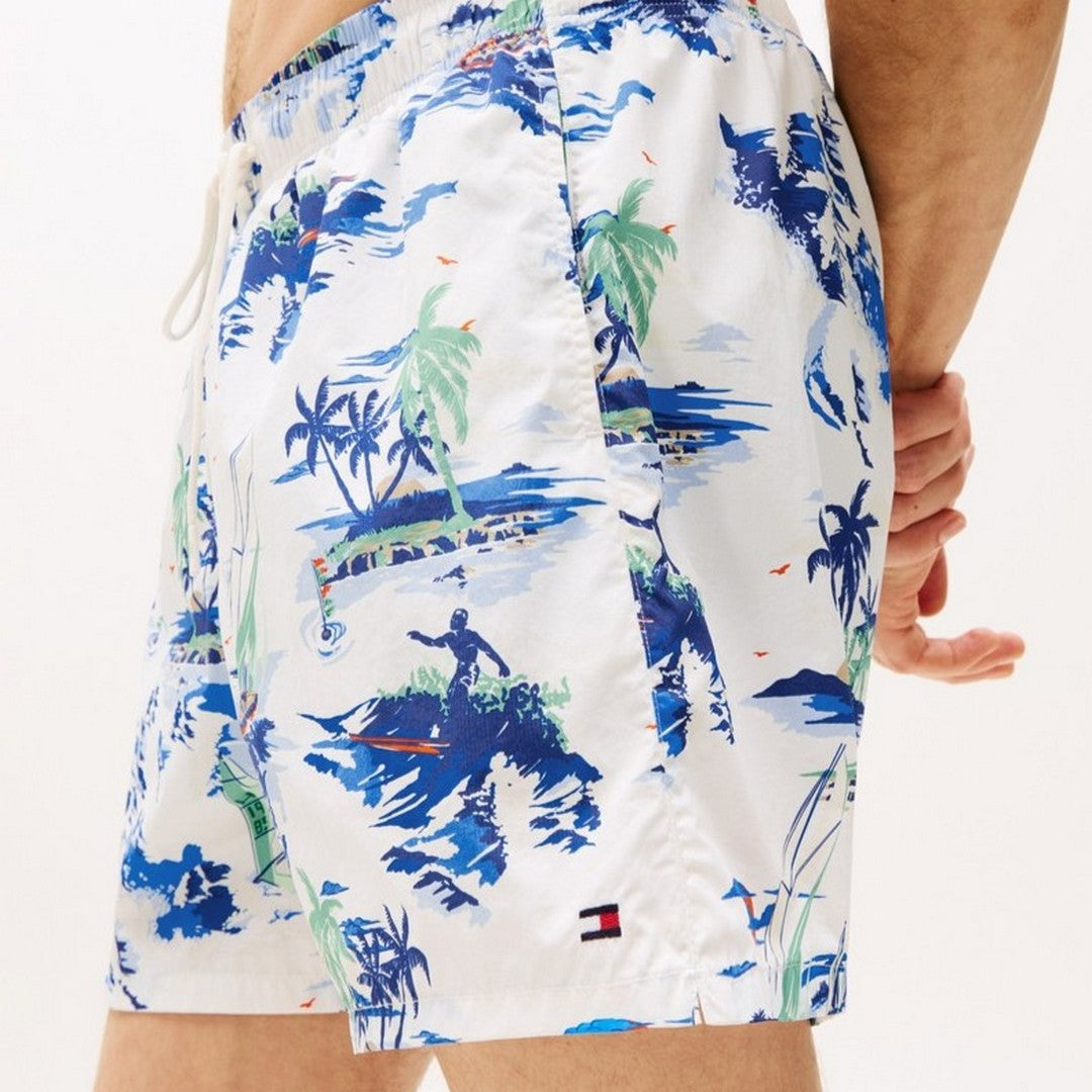 Tommy Hilfiger Beachwear Pantaloncino Mare Medio Uomo - UM0UM03491-0K7