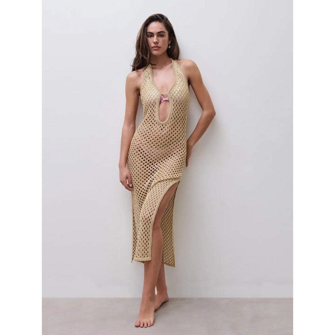 Chantelle Beachwear Abito Lungo Metallizzato Metallic-C22R