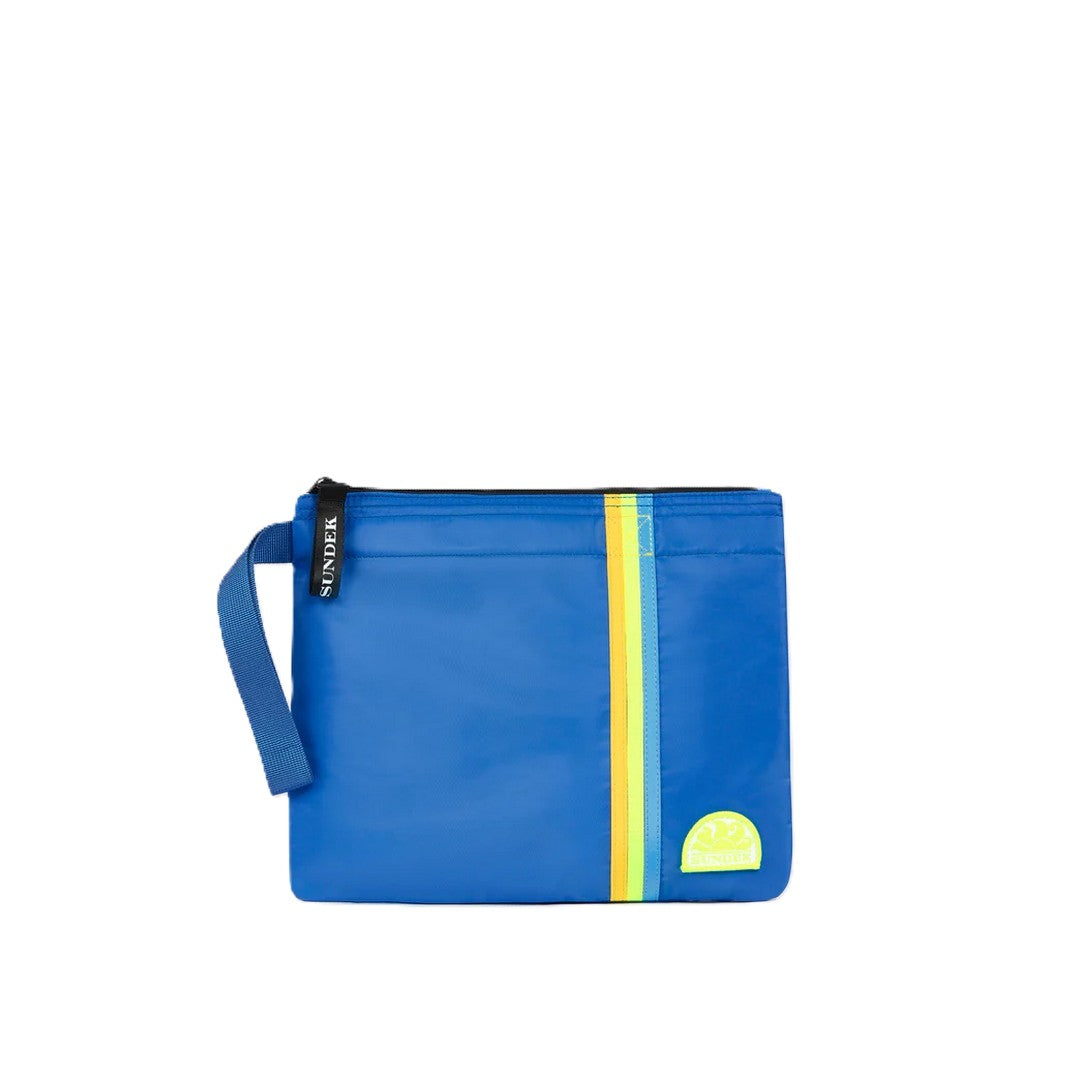 Sundek Ludvig Handbag With Side Lace, Rainbow Details - AM377ABPS200-A2202