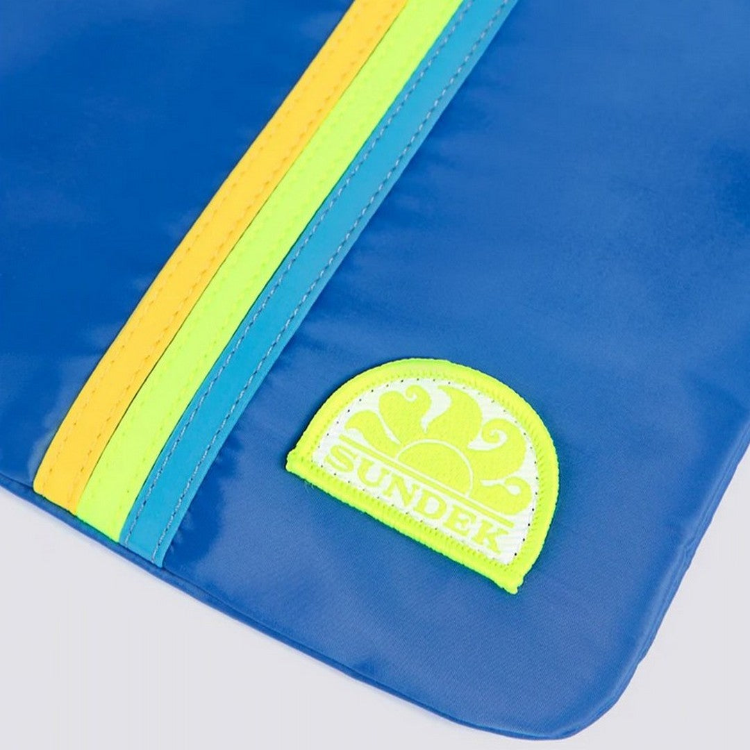 Sundek Ludvig Handbag With Side Lace, Rainbow Details - AM377ABPS200-A2202