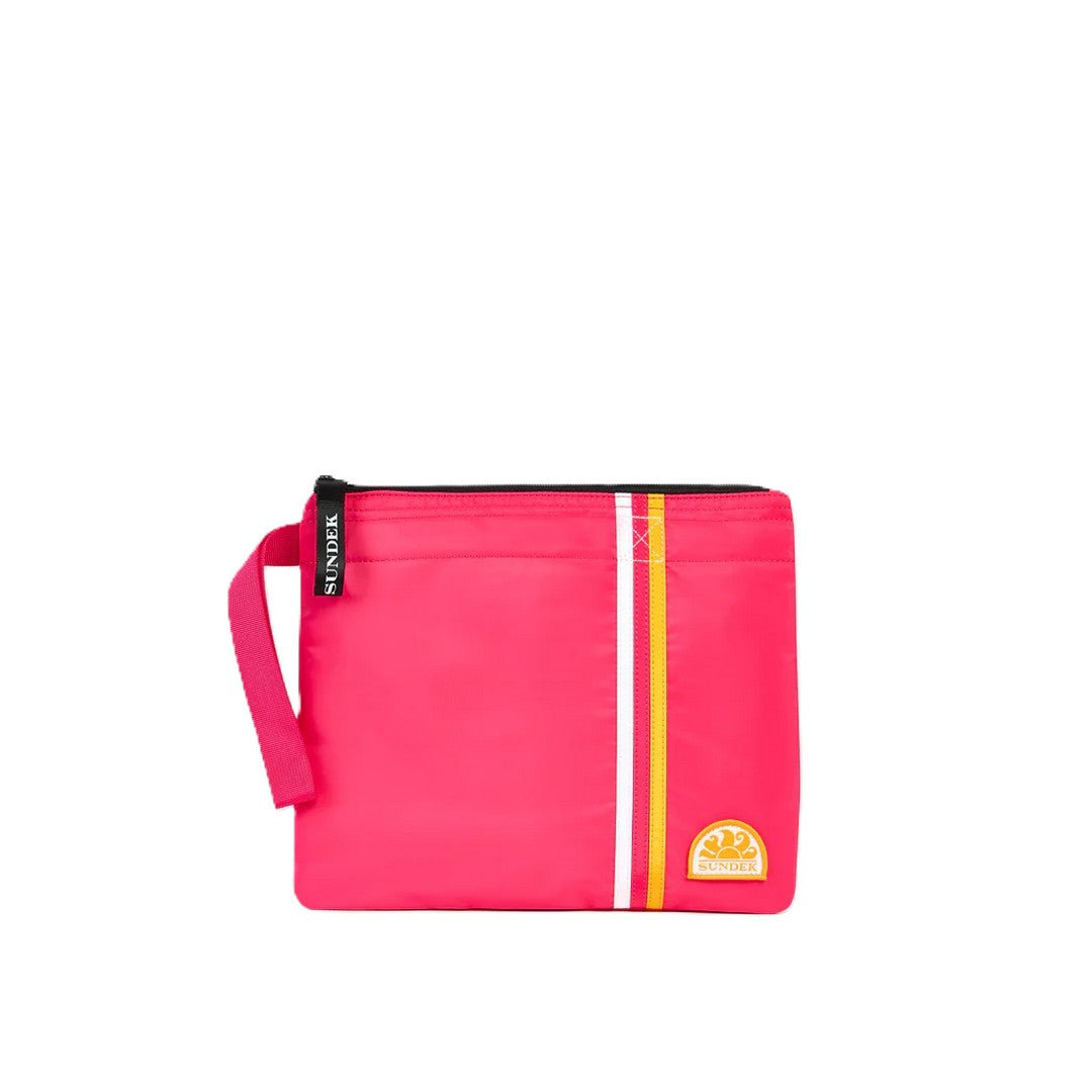 Sundek Ludvig Handbag With Side Lace, Rainbow Details - AM377ABPS200-A7001