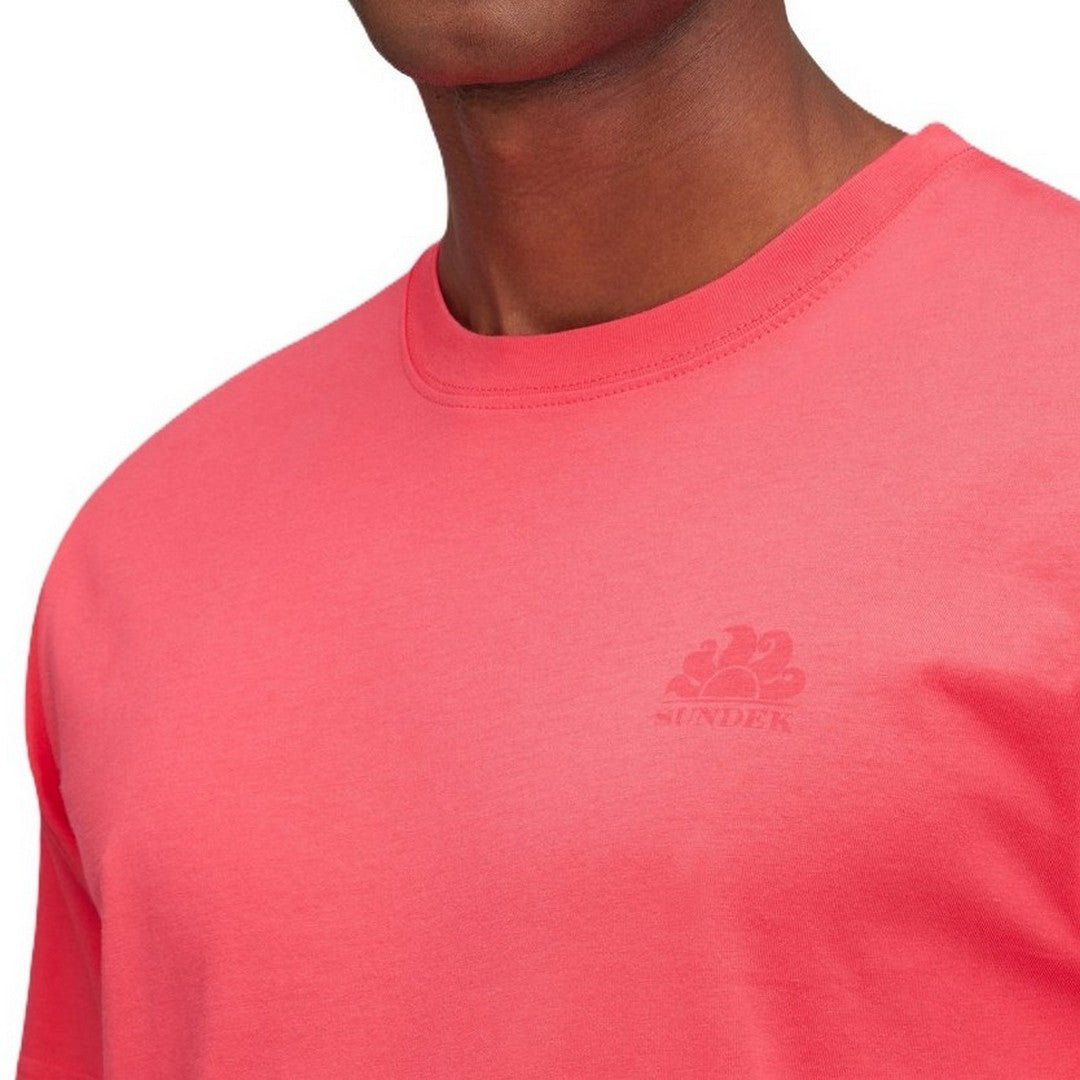 Sundek T-Shirt Uomo girocollo con logo - M129TEJ78OT-A6400
