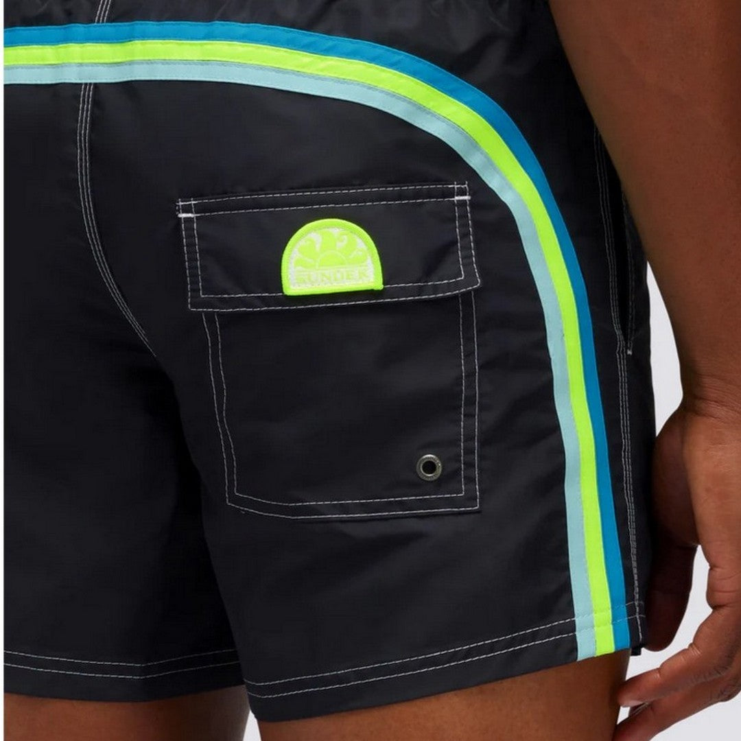 Sundek Costume Da Bagno Corto Vita Elasticata Iconic Taffeta - M504BDTA100-00435