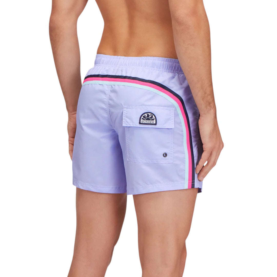 Sundek Costume Da Bagno Corto Vita Elasticata Iconic Taffeta - M504BDTA100-57102