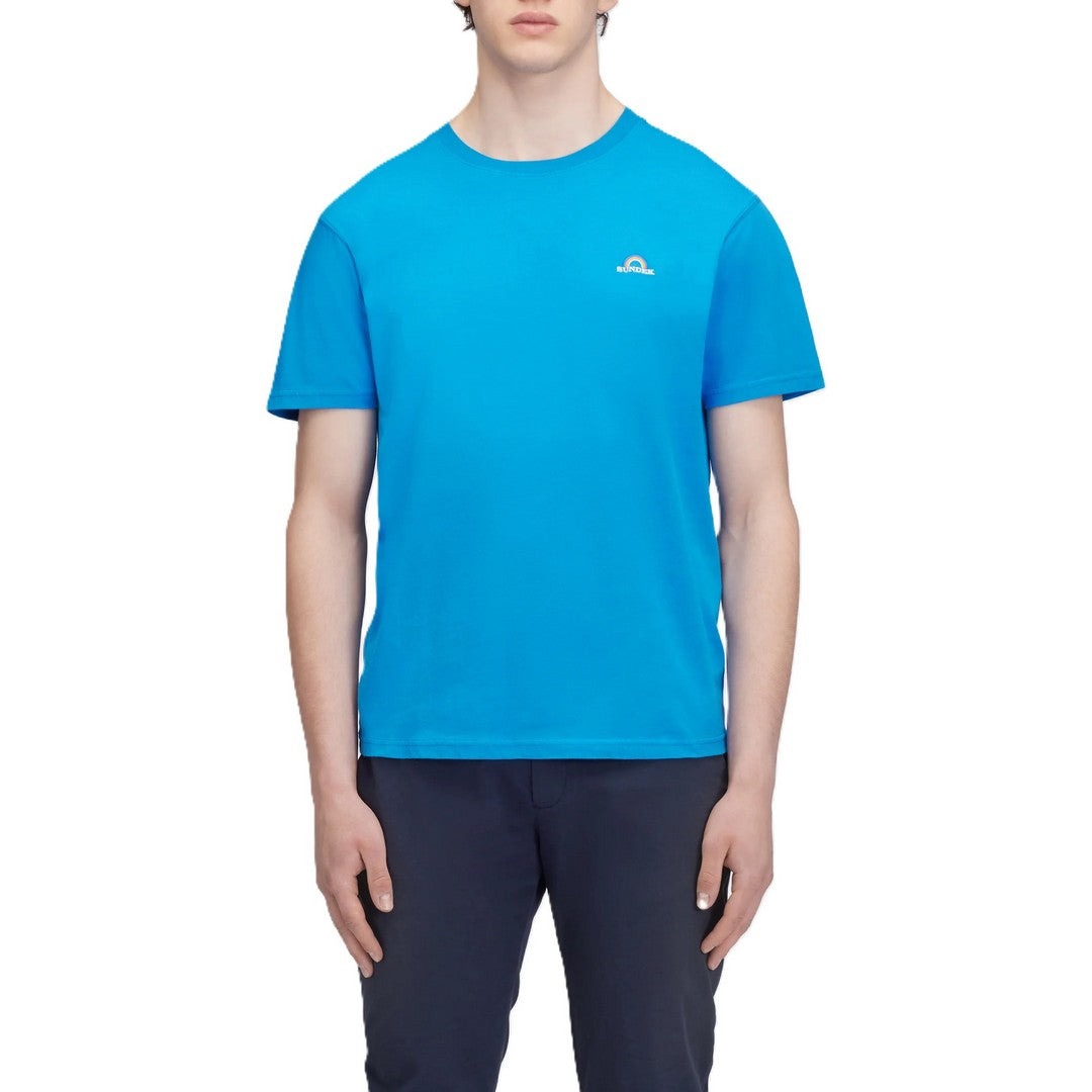 Sundek T-Shirt Uomo con ricamo arcobaleno - M677TEJS800-A6601