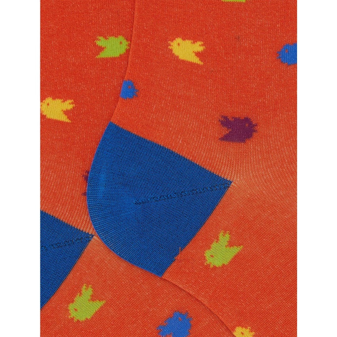 Gallo Calza Corta Cotone Leggerissimo Fantasia Gallo Uomo - AP507880 32528