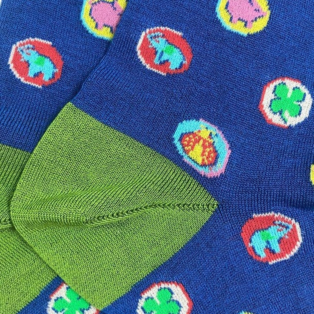 Gallo Calza Lunga Cotone Leggerissimo Fantasia portafortuna uomo AP515704 10580