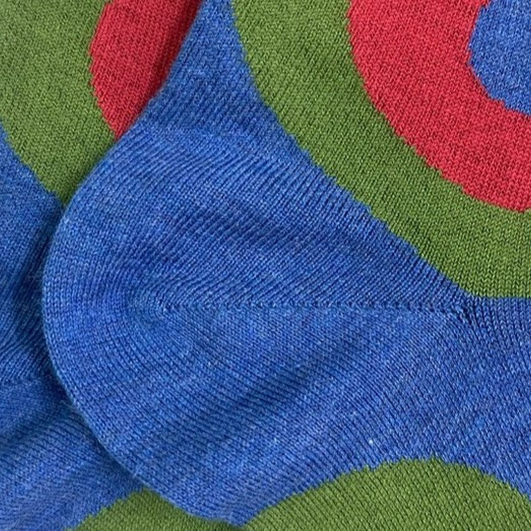 Gallo Calza Lunga Cotone Leggerissimo Fantasia cerchi Uomo - AP515932 32404