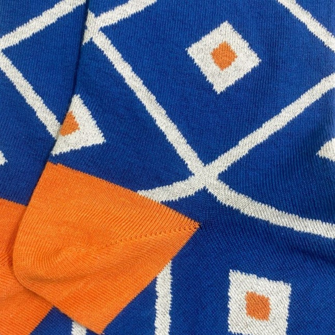 Gallo Calza Lunga Cotone Leggero Fantasia rombi Uomo - AP515935 10580