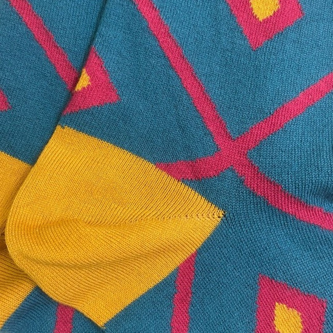 Gallo Calza Lunga Cotone Leggero Fantasia rombi Uomo - AP515935 12685