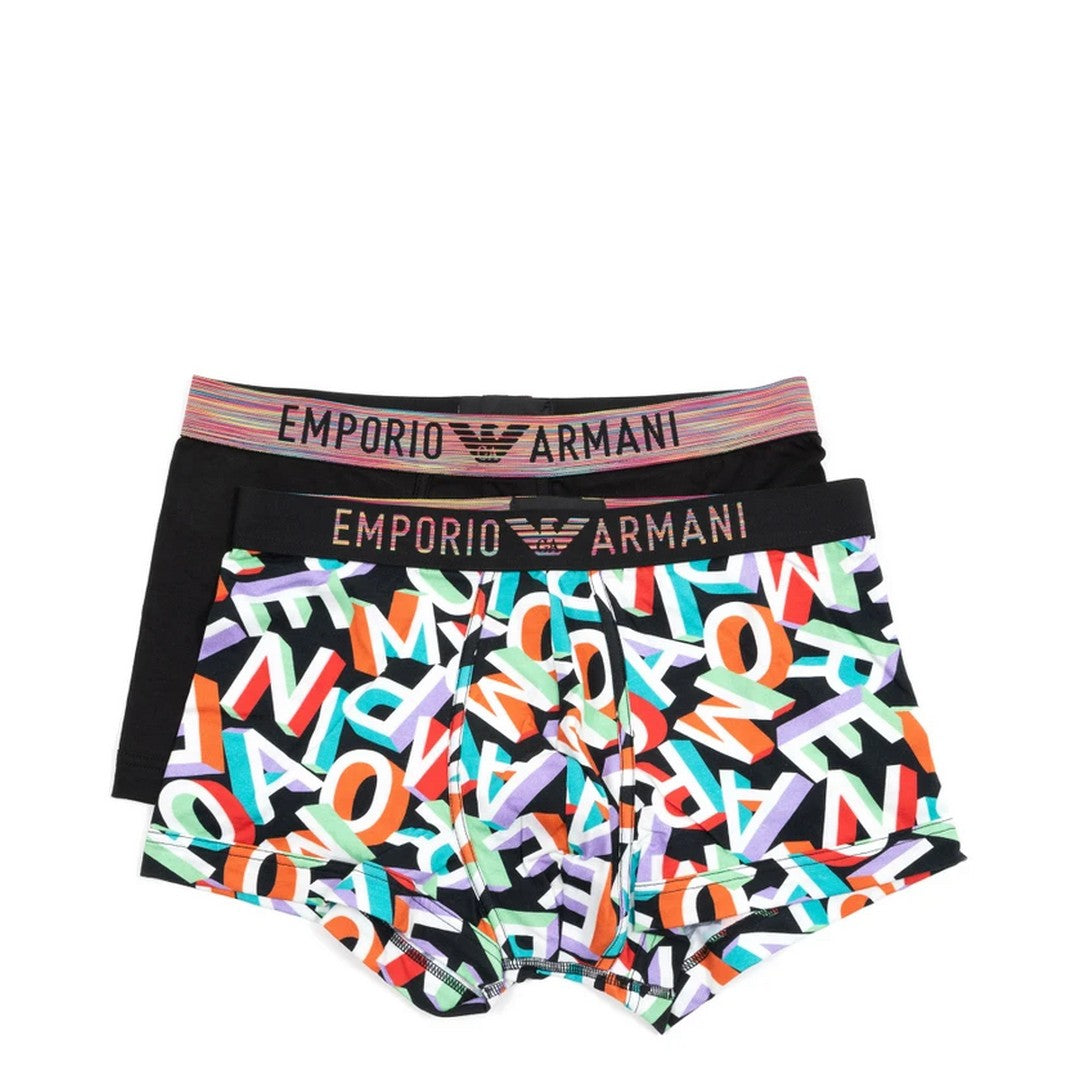 Emporio Armani Boxer uomo 2pack Multicolor Ea/Black - EM000254 AF10798 MC104
