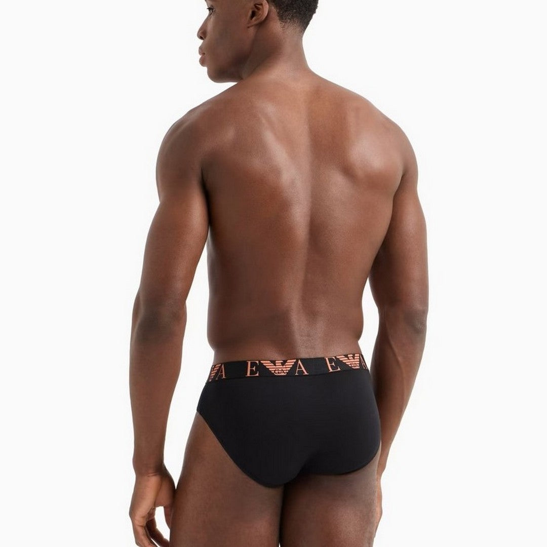 Emporio Armani Slip uomo 3pack Black/Black/Black - EM000258 AF10778 MC061