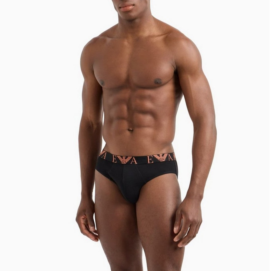 Emporio Armani Slip uomo 3pack Black/Black/Black - EM000258 AF10778 MC061