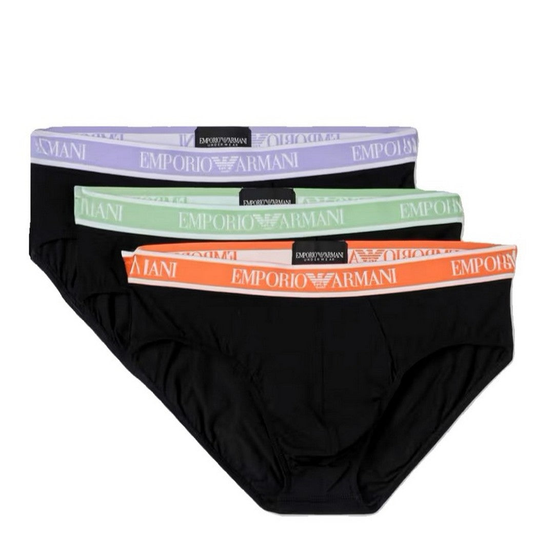 Emporio Armani Slip uomo 3pack Black/Black/Black - EM000258 AF10779 MC061