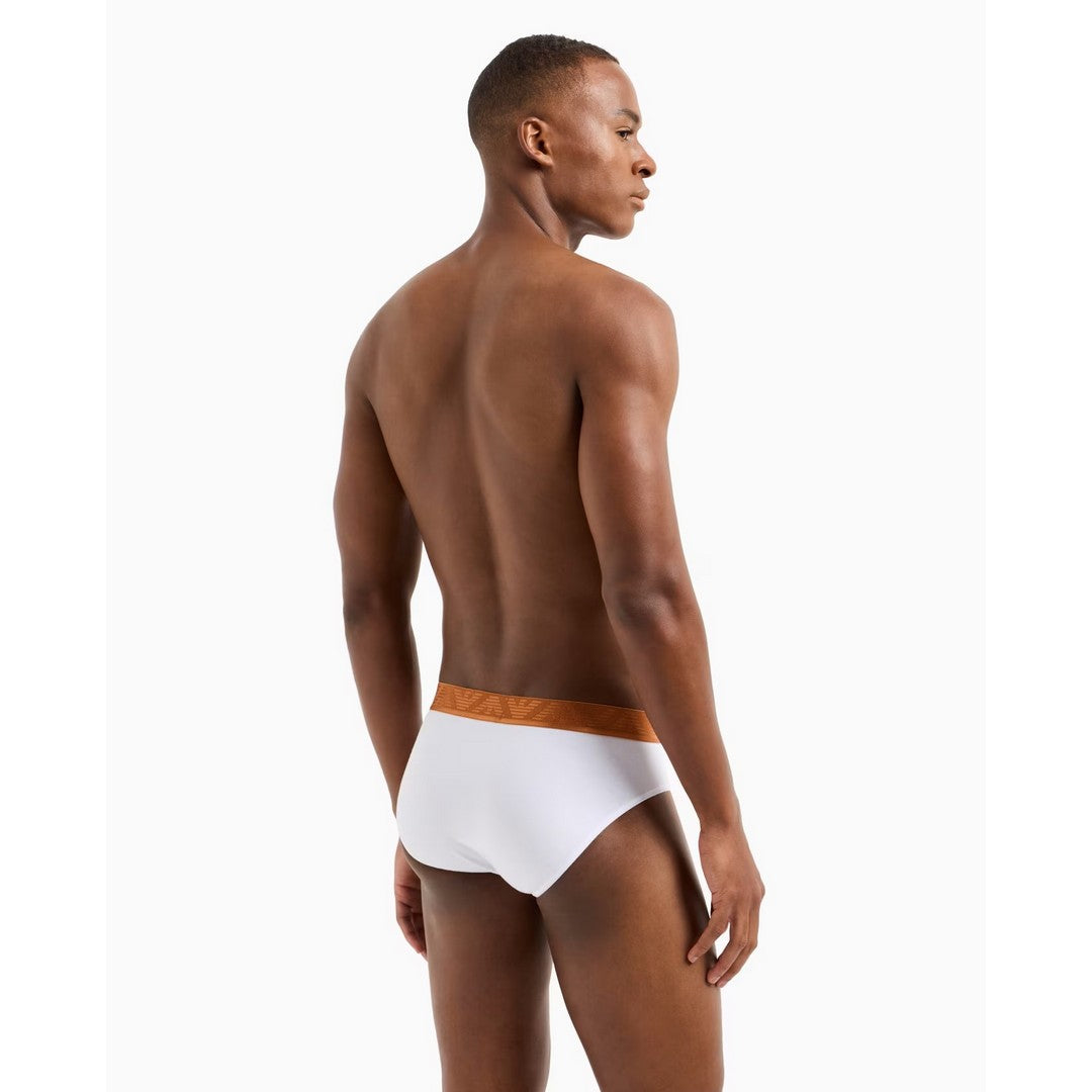 Emporio Armani Slip uomo 3pack Bianco/Vin Ind/Armani Blu - EM000258 AF10780 M007