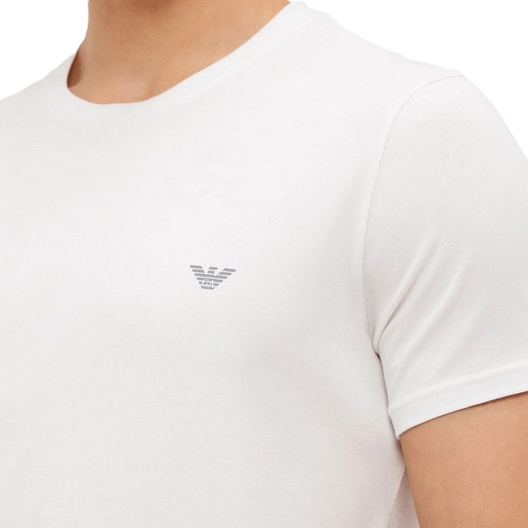 Emporio Armani T-shirt uomo 2pack Mel.Grey/Bianco - EM000391 AF10776 M8074