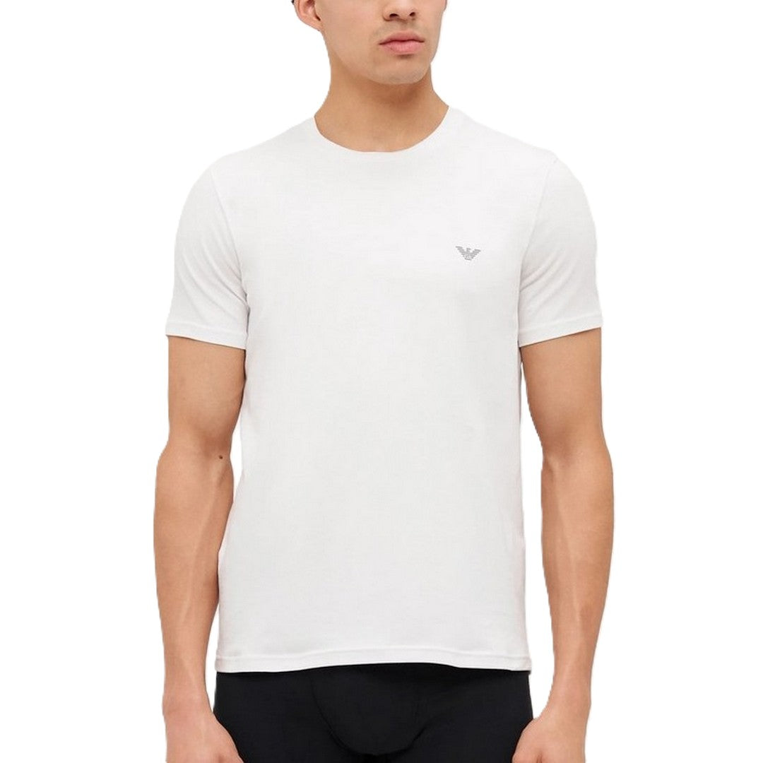 Emporio Armani T-shirt uomo 2pack Mel.Grey/Bianco - EM000391 AF10776 M8074