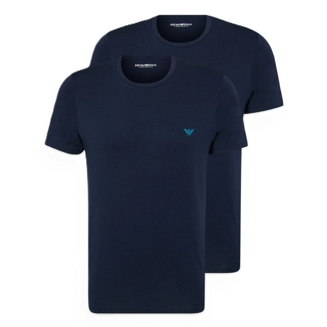 Emporio Armani T-shirt uomo 2pack Armani Blu/Armani Blu - EM000391 AF10776 MB143