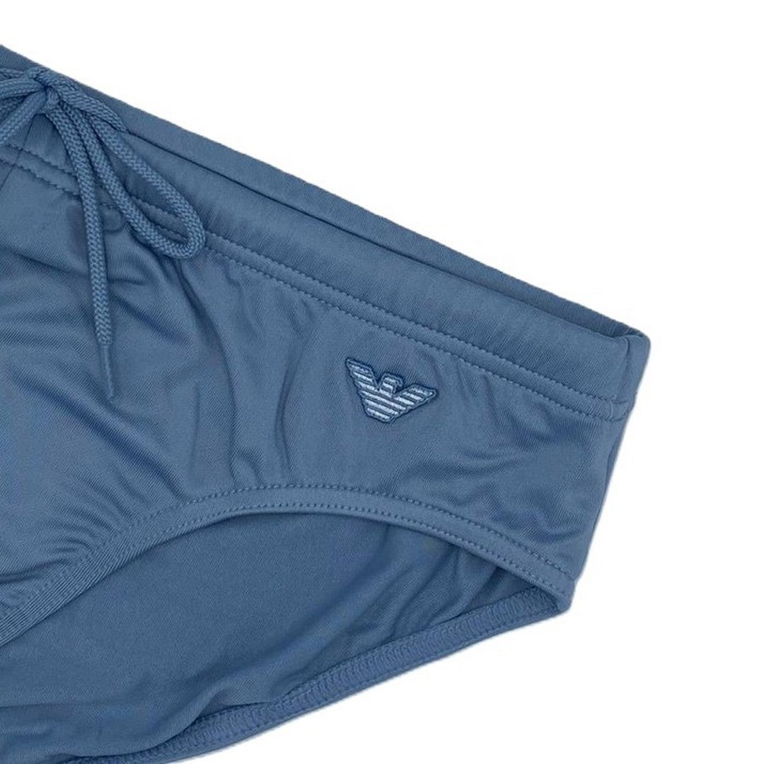 Emporio Armani Beachwear Slip Mare uomo Ashley Blue - EM000570 AF12331 U9287