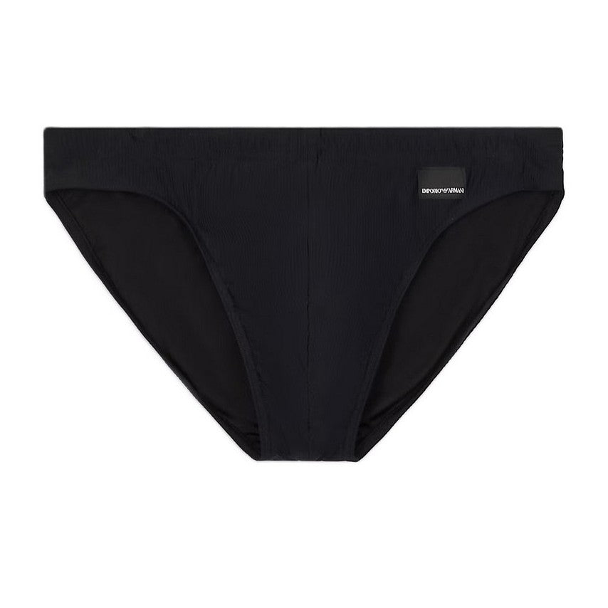 Emporio Armani Beachwear Slip Mare Black - EM000573 AF14103 UC001